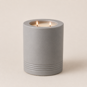 Candle Remembrance Vessel - Grey